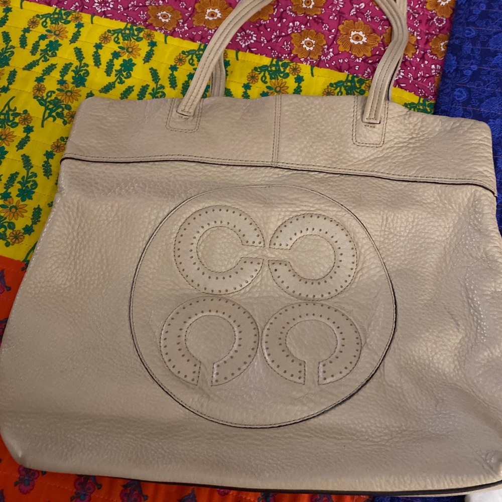 Leather Unique Coach Tote Vintage